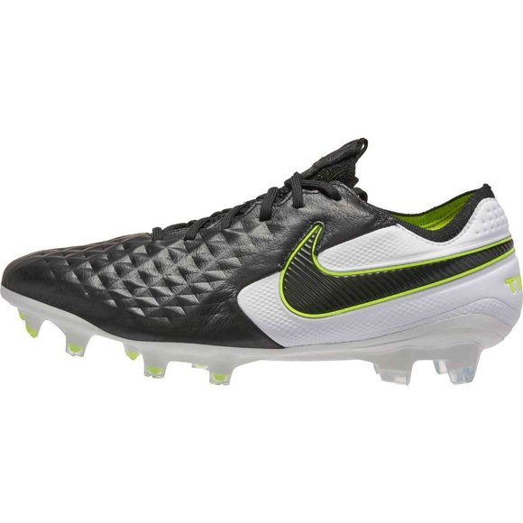 Nike Tiempo Legend 8 Elite FG B&W-Volt cleats - Picture 8 of 12
